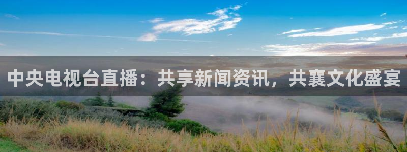 绿茵体育比赛直播：中央电视台直播：共享新闻资讯，共襄文化盛宴